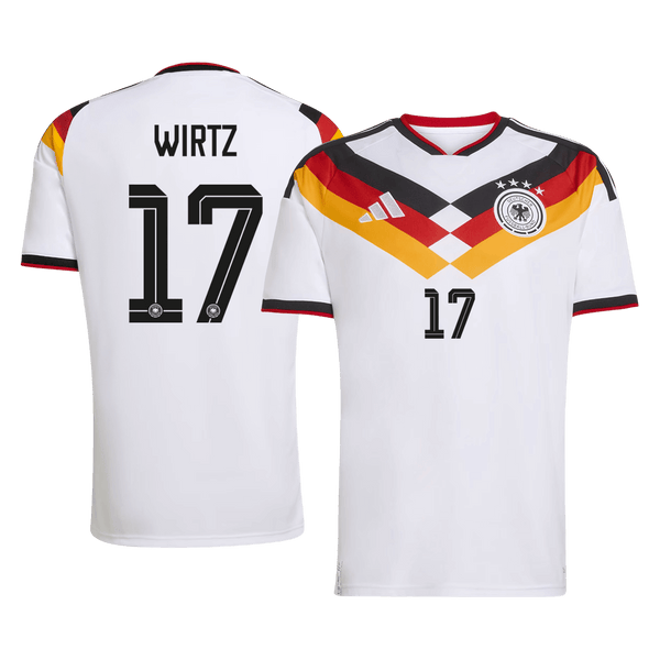 WIRTZ #17 Germany Home Soccer Jersey World Cup 2026 White - Football Shirt | SmartJerseys | Official Quality