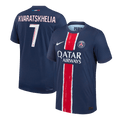 PSG KVARATSKHELIA #7 Home Soccer Jersey Authentic 2024/25 - Football Shirt | SmartJerseys | Official Quality