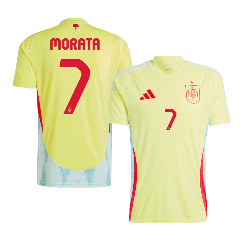 Spain MORATA #7 Away Jersey EURO 2024 - Football Shirt | SmartJerseys | Official Quality