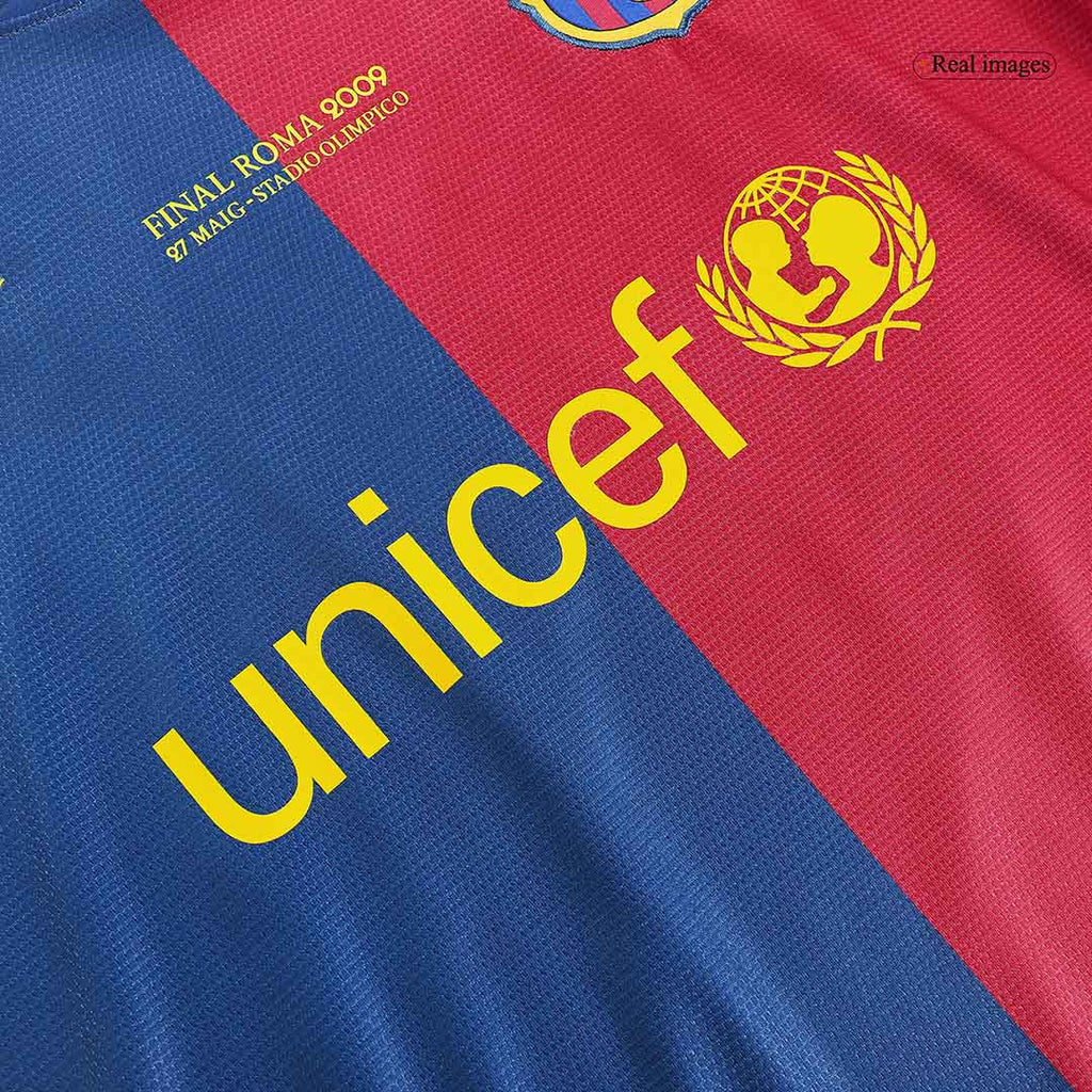 Camiseta retro de fútbol del Barcelona Messi #10 (local) 2008/09 - UCL 