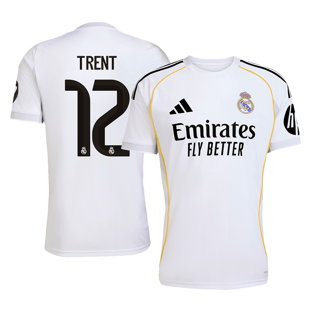 Real Madrid TRENT #12 Home Soccer Jersey 2025/26 - Football Shirt | SmartJerseys | Official Quality