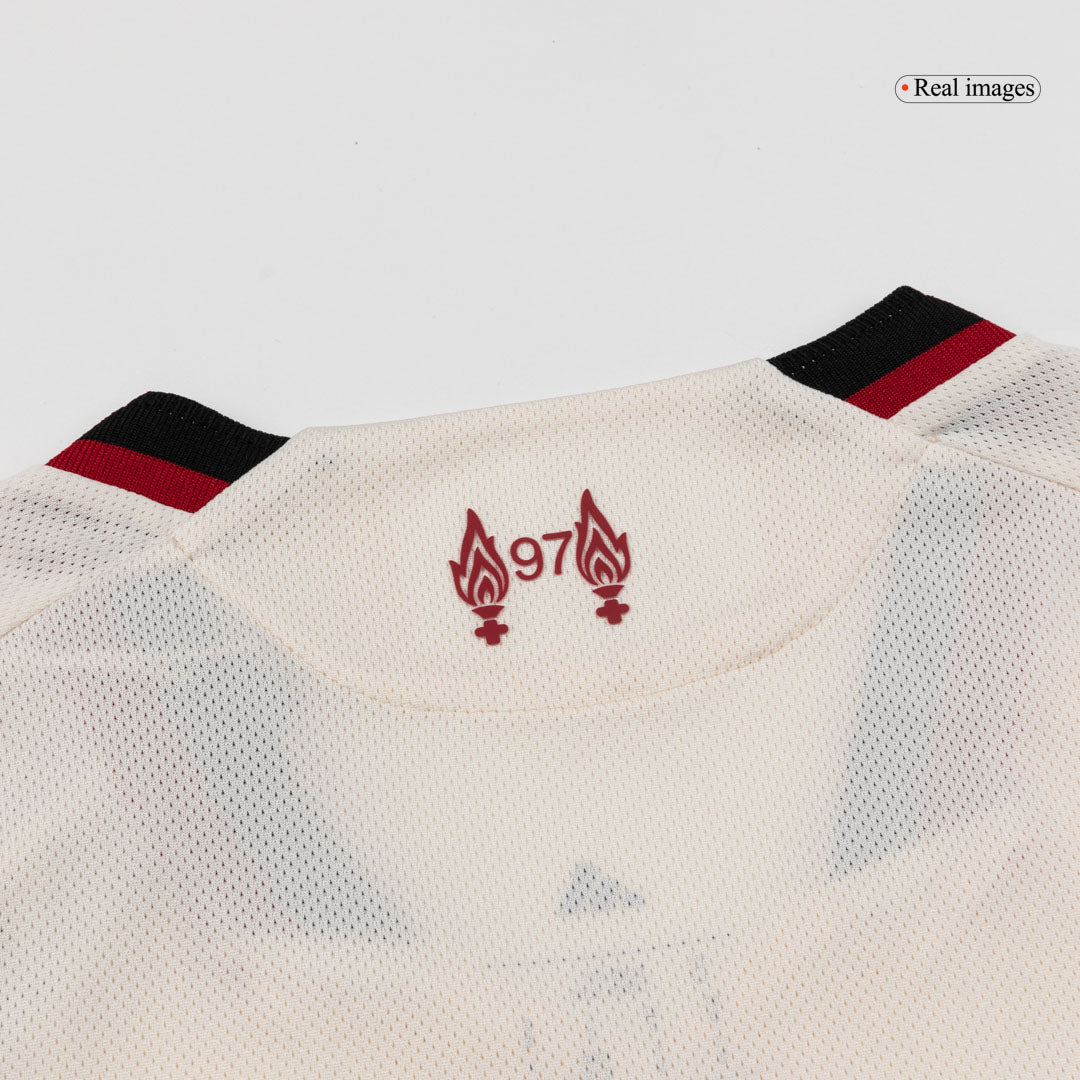 GAKPO #18 Authentic Liverpool Away Soccer Jersey 25/26 White