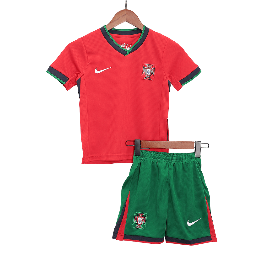 Maillot domicile du Portugal pour enfants (maillot + short) EURO 2024 