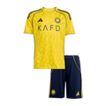 Kid's Al Nassr Home Soccer Jersey Kit 25/26 Yellow - Football Shirt | SmartJerseys | Official Quality