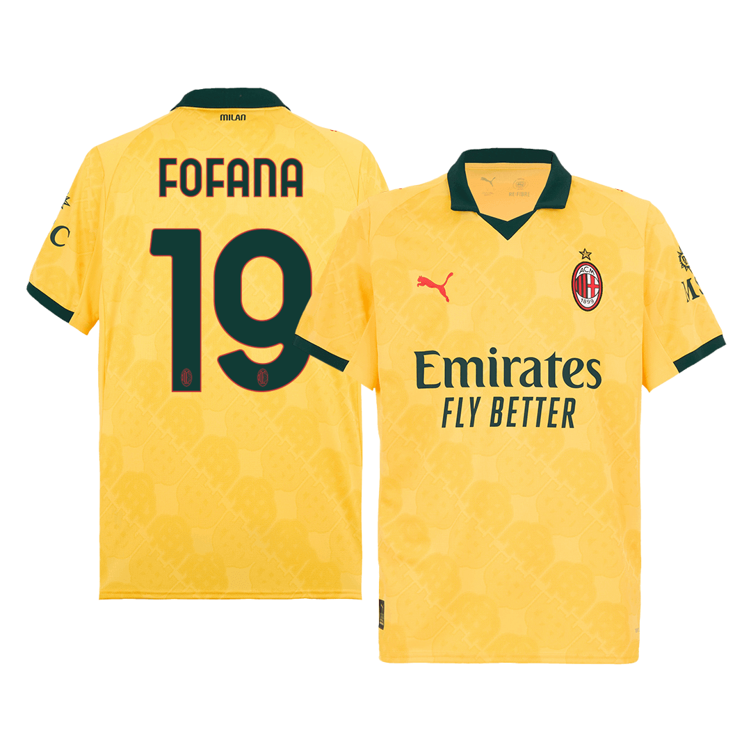 AC Milan FOFANA #19 Third Away Soccer Jersey 2025/26 - Football Shirt | SmartJerseys | Official Quality