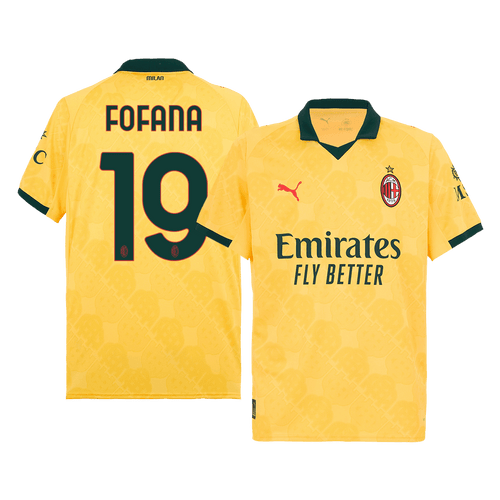 AC Milan FOFANA #19 Third Away Soccer Jersey 2025/26 - Football Shirt | SmartJerseys | Official Quality