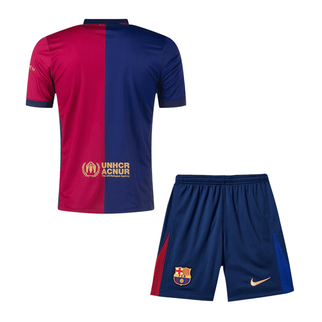Equipación de la primera equipación del Barcelona 2024/25 (camiseta+pantalón corto)