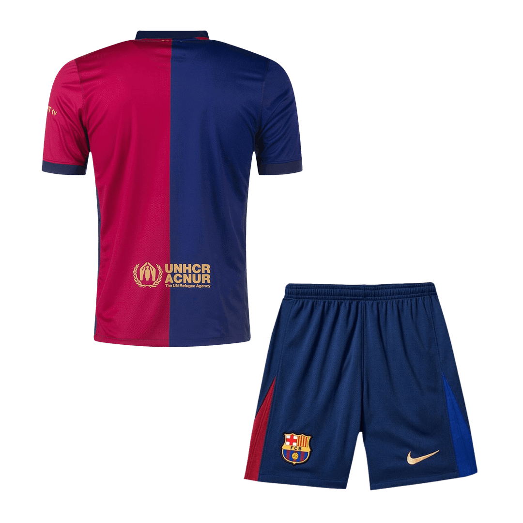 Equipación de la primera equipación del Barcelona 2024/25 (camiseta+pantalón corto)