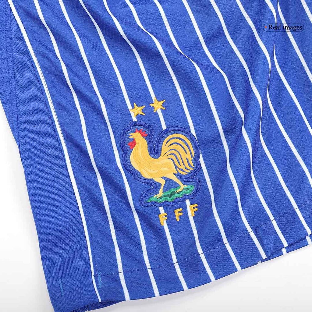 Shorts de football extérieurs de l'équipe de France 2024