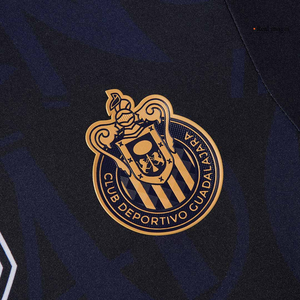 Camiseta de fútbol de visitante de Chivas, auténtica, 2024/25