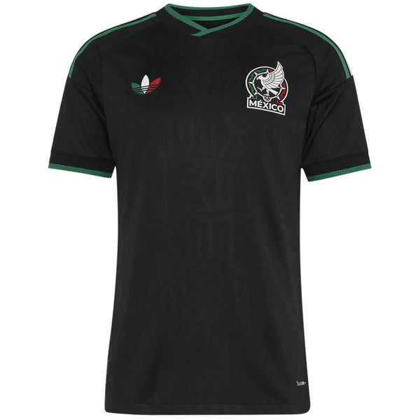 Player Version Mexico Third Soccer Jersey World Cup 2026 Black - black front view - SmartJerseys