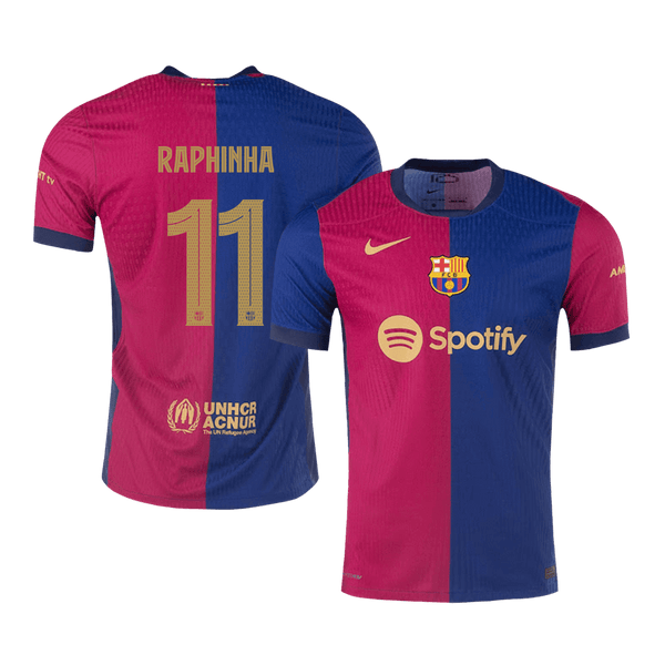 Barcelona RAPHINHA #11 Home Soccer Jersey Authentic 2024/25 - UCL Edition - Football Shirt | SmartJerseys | Official Quality