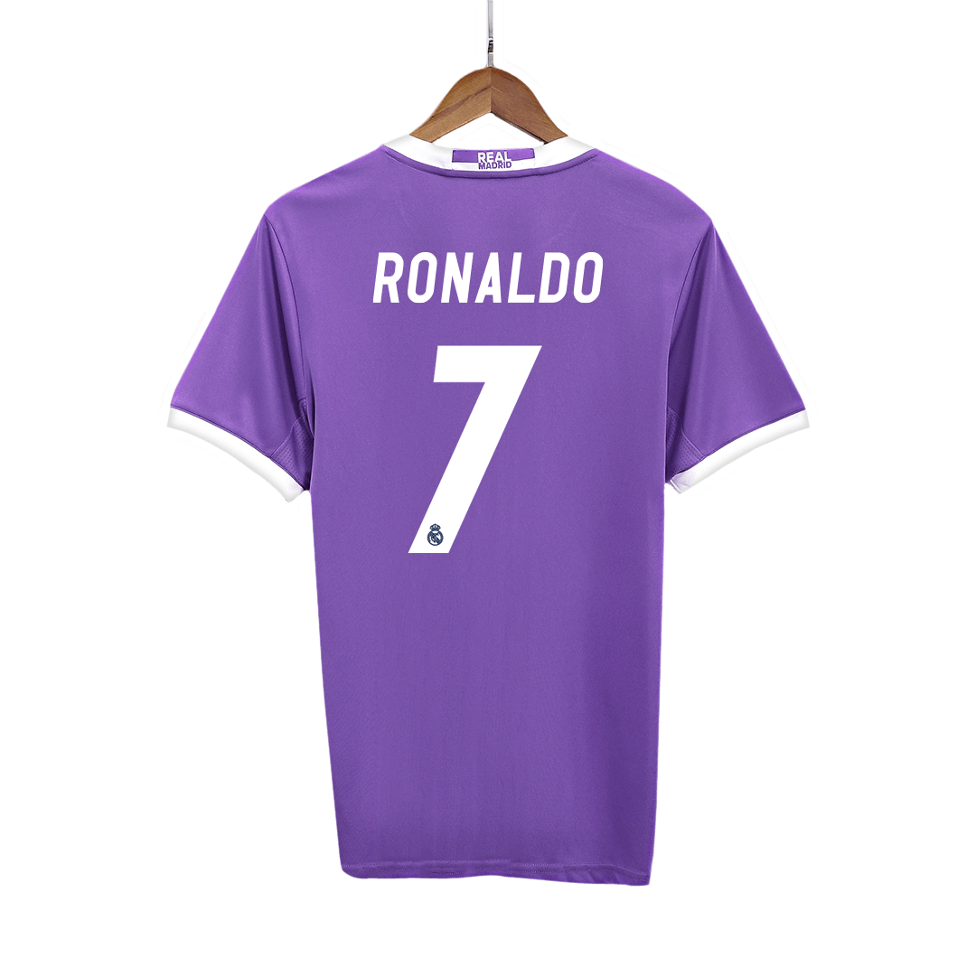Real Madrid RONALDO #7 Away Soccer Jersey Retro 2016/17 - Football Shirt | SmartJerseys | Official Quality