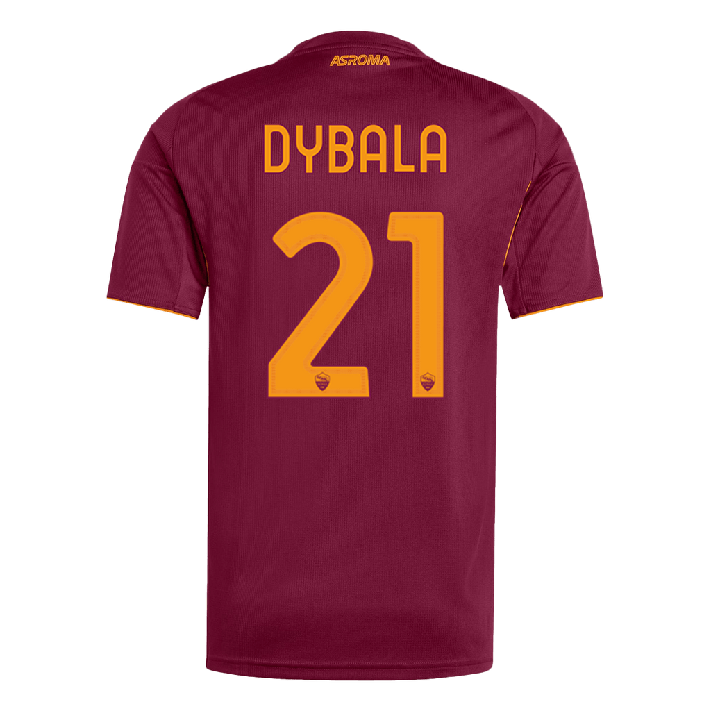 Maillot domicile de football Roma DYBALA n° 21 2025/26