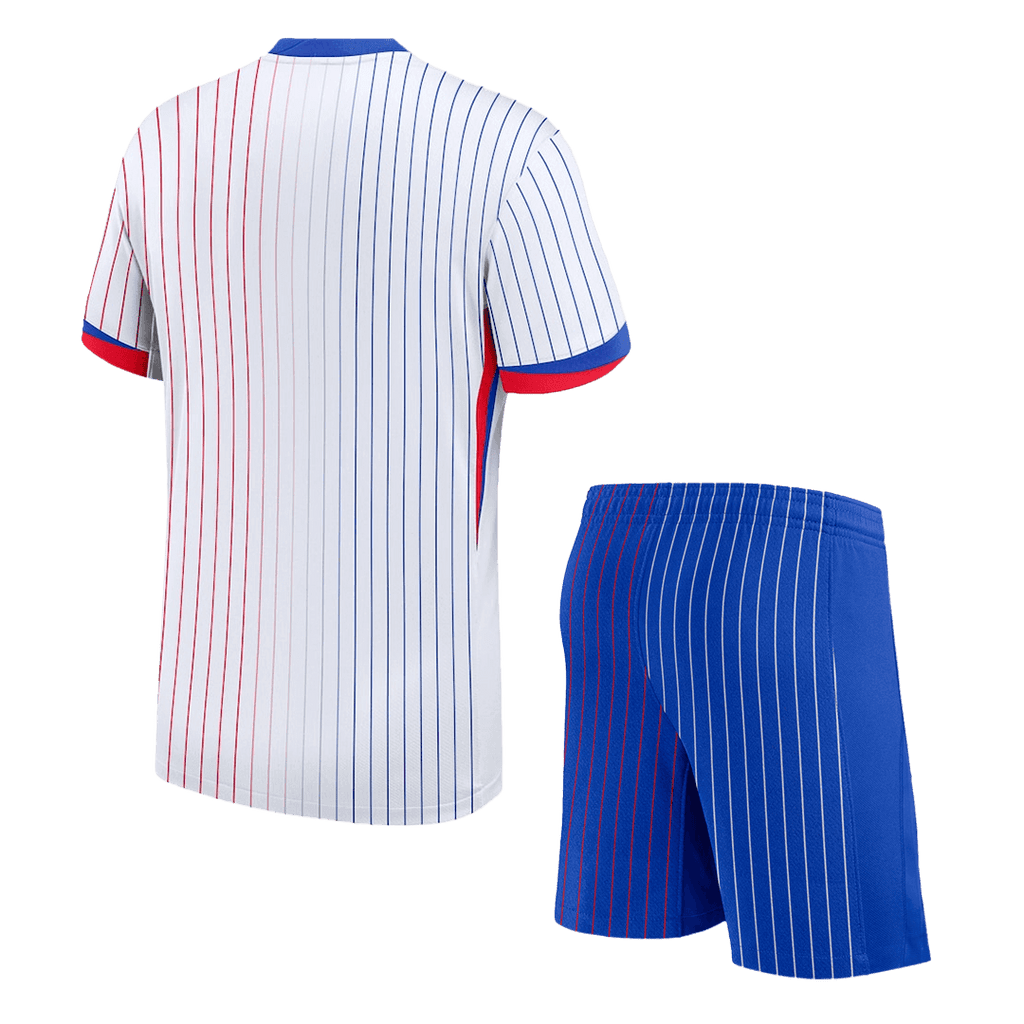 France Away Jersey Kit EURO 2024 (Jersey+Shorts)