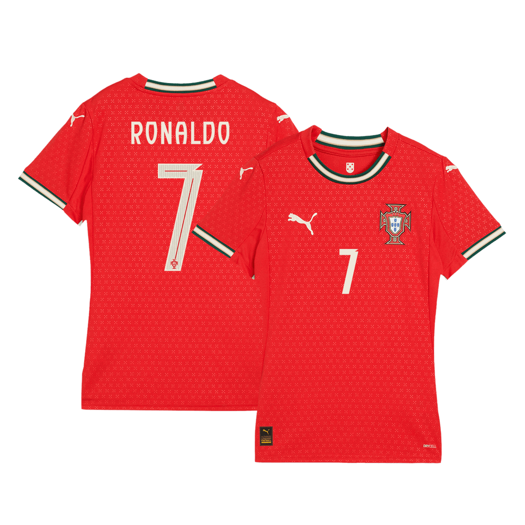 Women's Portugal RONALDO #7 Home Soccer Jersey 2025 - Football Shirt | SmartJerseys | Official Quality