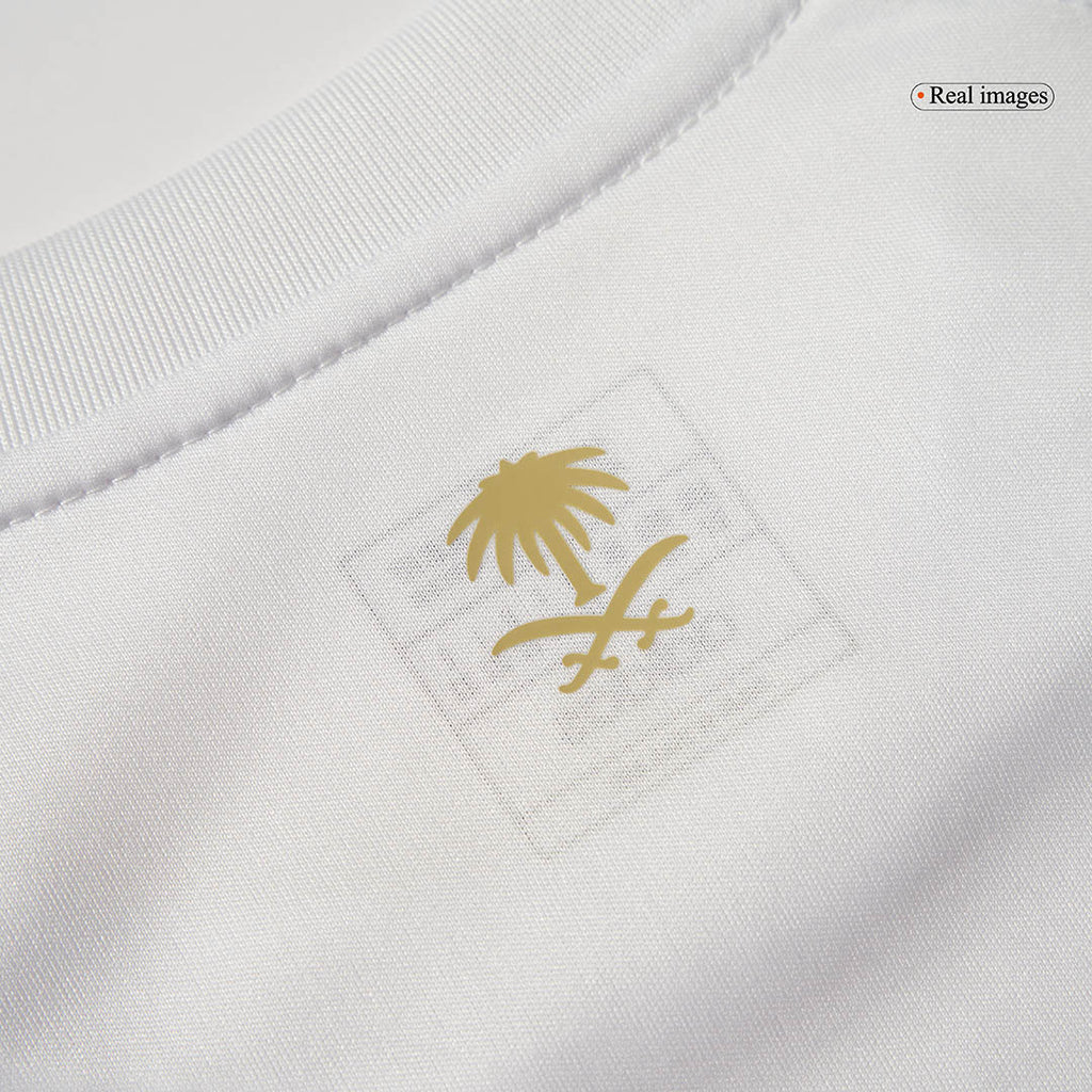Camiseta de fútbol visitante número 7 de Al Nassr Ronaldo 2024/25 para niños (camiseta y pantalón corto)