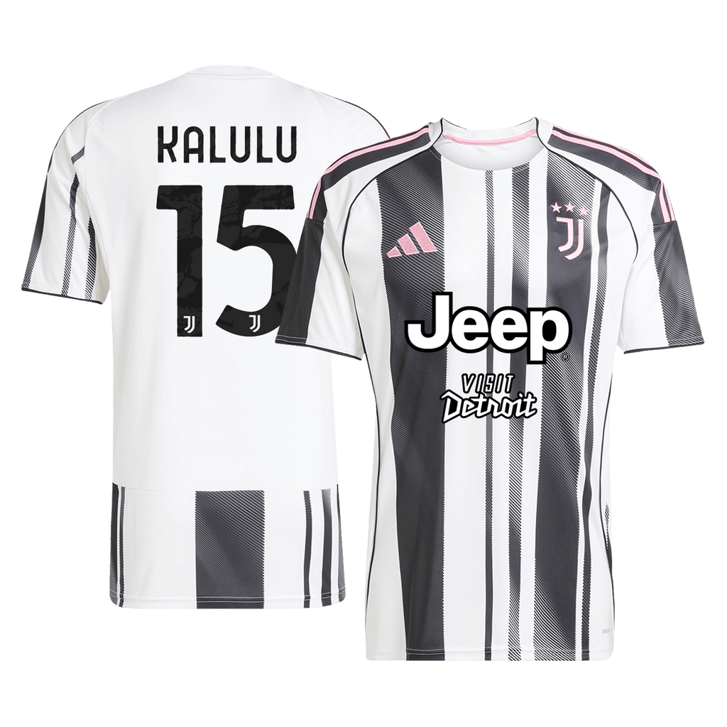 Juventus KALULU #15 Home Soccer Jersey 2025/26 - Football Shirt | SmartJerseys | Official Quality