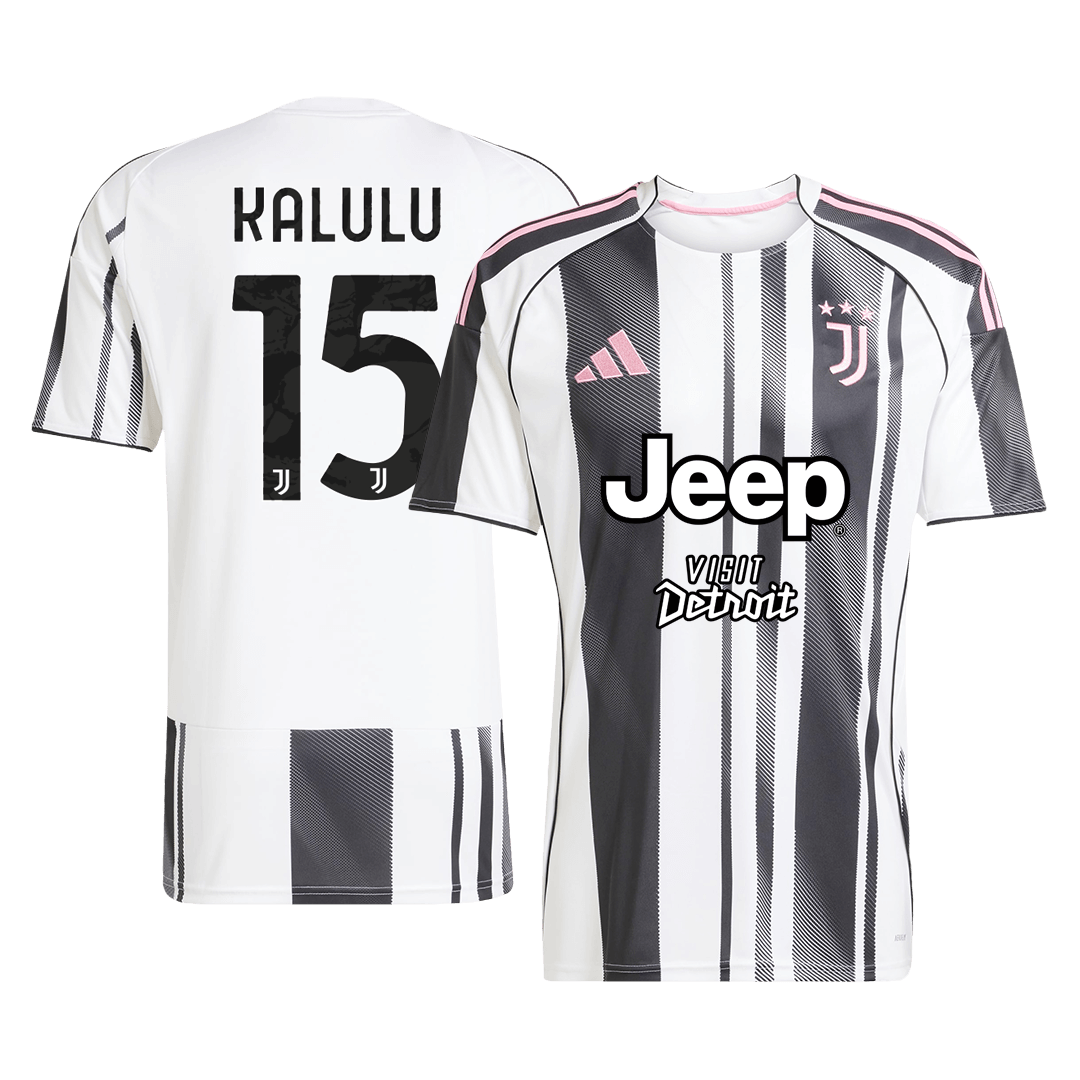 Juventus KALULU #15 Home Soccer Jersey 2025/26 - Football Shirt | SmartJerseys | Official Quality
