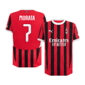 AC Milan MORATA #7 Home Jersey Authentic 2024/25 - UCL Edition - Football Shirt | SmartJerseys | Official Quality