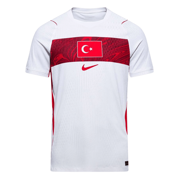 Men Player Version Turkey Away Soccer Jersey World Cup 2026 White - white front view - SmartJerseys