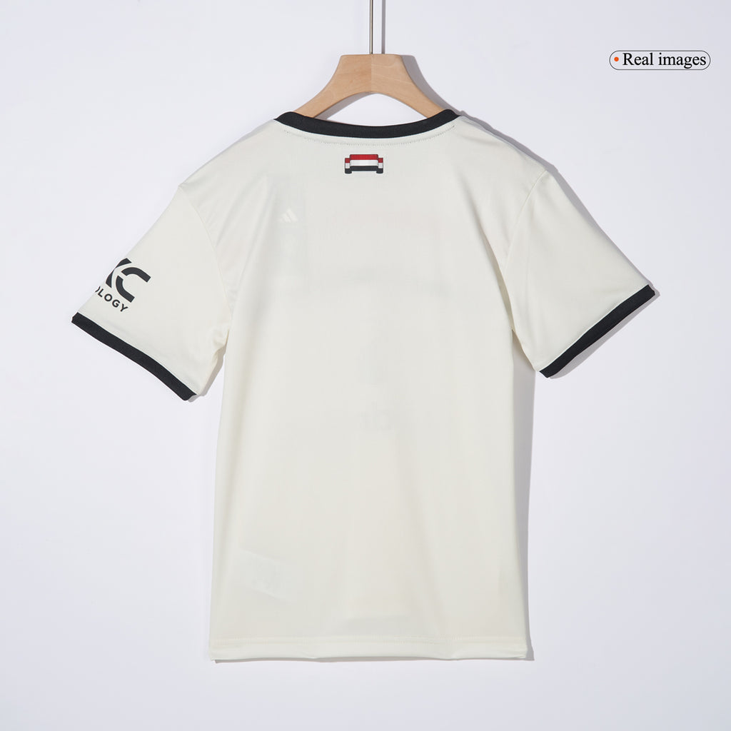 Manchester United Third Away Soccer Jersey Kit  Kids(Jersey+Shorts)