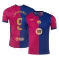 Barcelona LEWANDOWSKI #9 Home Soccer Jersey Authentic 2024/25- Spotify Logo Without Text - Football Shirt | SmartJerseys | Official Quality