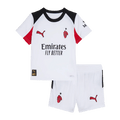 Kid's AC Milan Away Soccer Jersey Kit(Jersey+Shorts) 25/26 White - Football Shirt | SmartJerseys | Official Quality