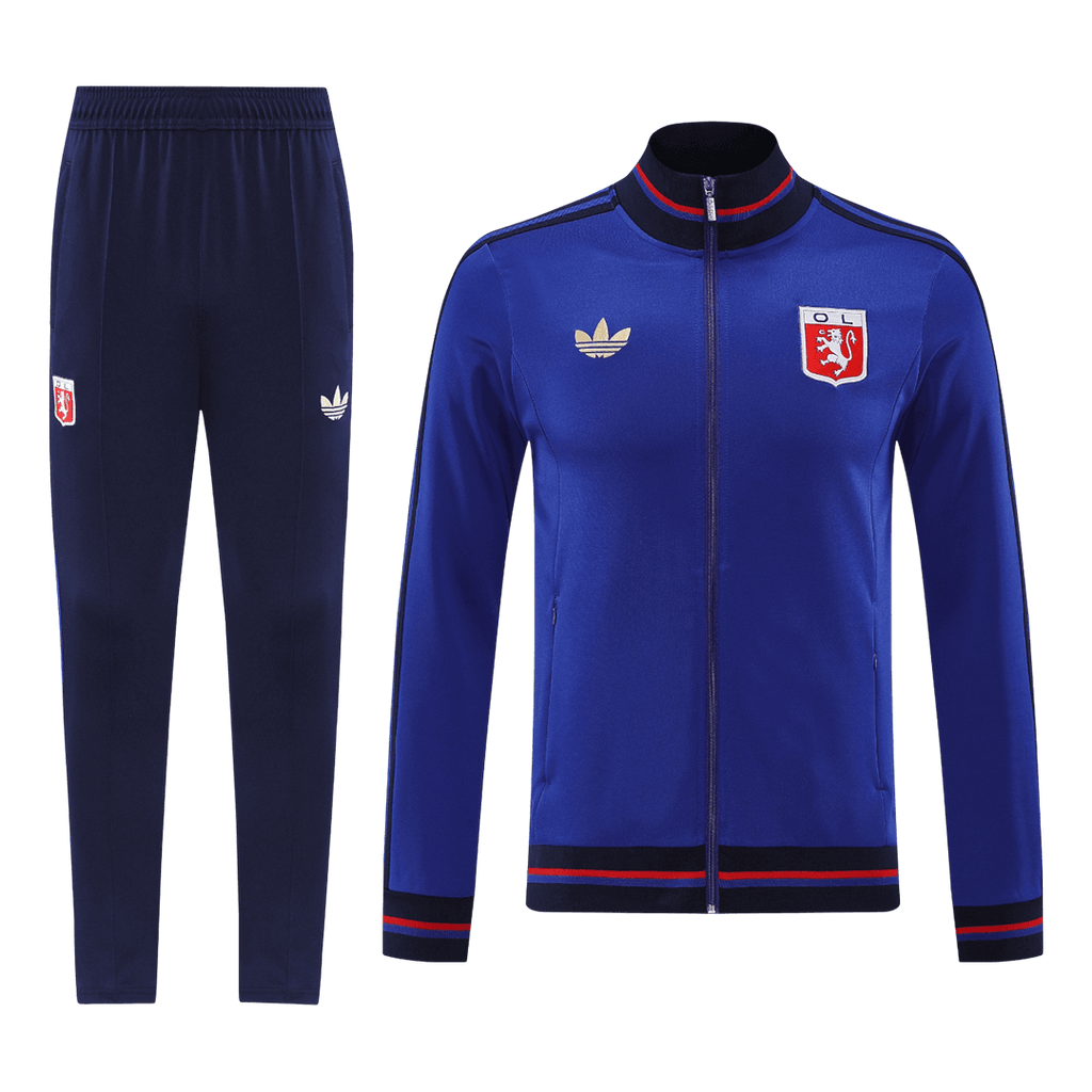 Olympique Lyonnais Training Kit 2025/26 - Blue (Jacket+Pants) - Football Shirt | SmartJerseys | Official Quality