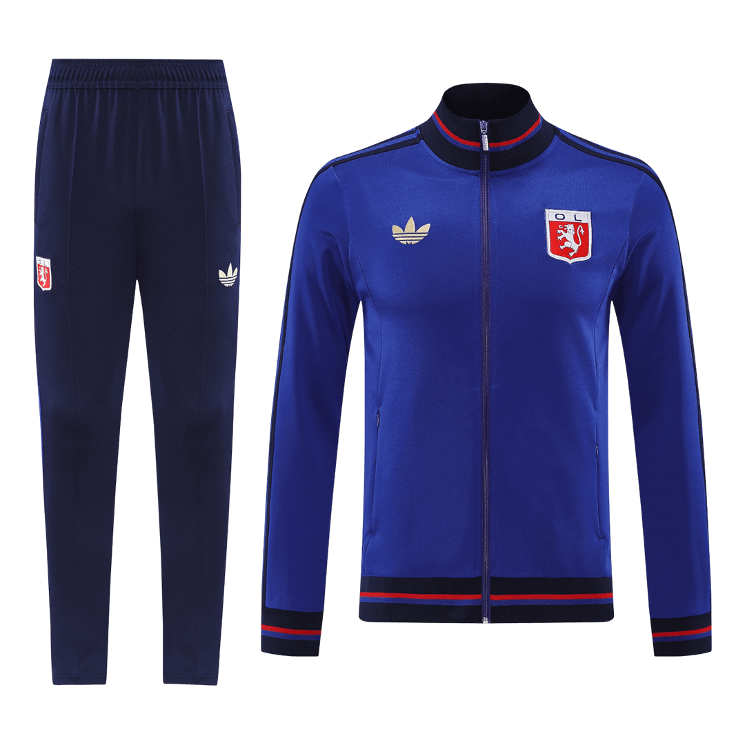Olympique Lyonnais Training Kit 2025/26 - Blue (Jacket+Pants) - Football Shirt | SmartJerseys | Official Quality