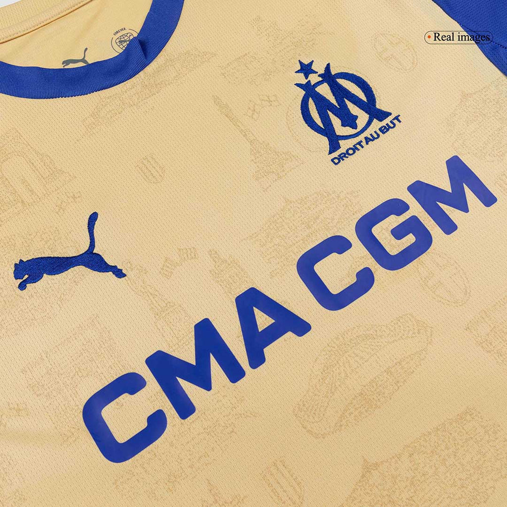 Camiseta de fútbol visitante del Marsella 2025/26 (cuarta equipación)
