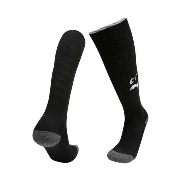Manchester City Away Soccer Socks 2025/26 Kid - Football Shirt | SmartJerseys | Official Quality