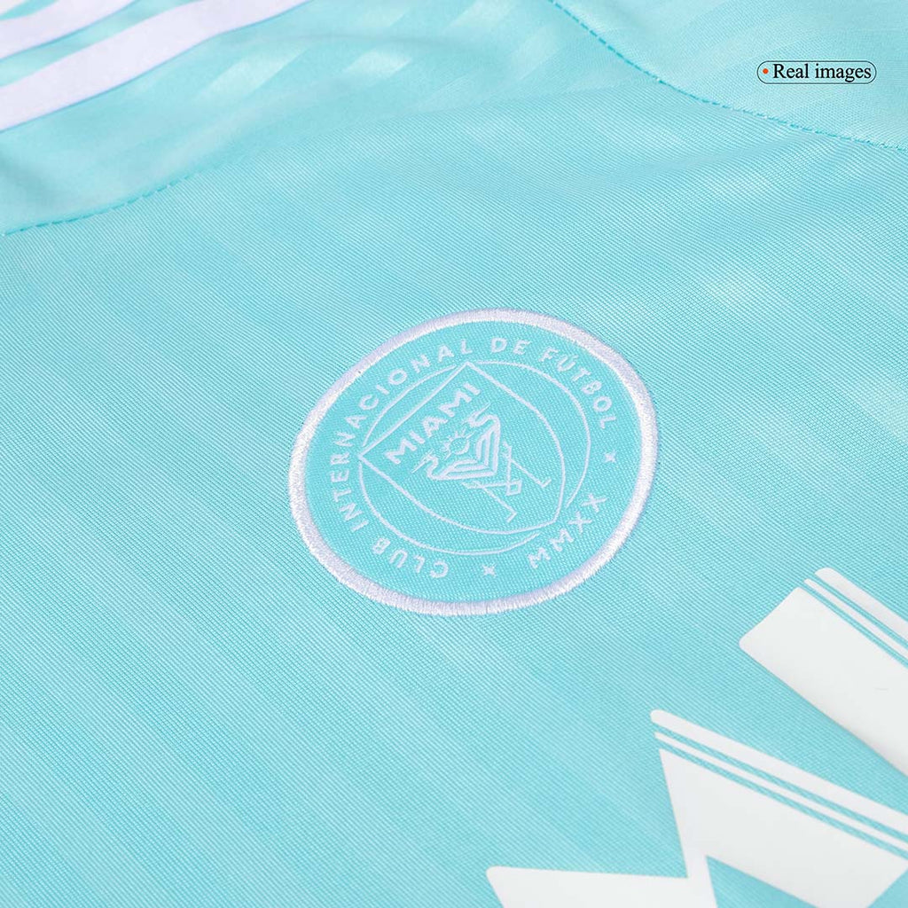 Camiseta de visitante del Inter Miami CF 2024 para niños (camiseta y pantalón corto)