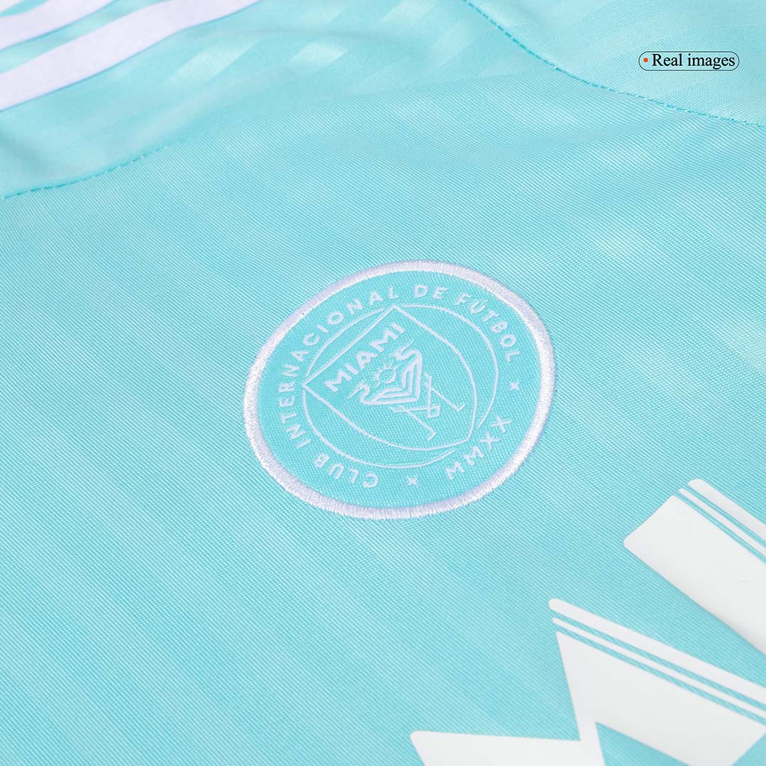 Camiseta de visitante del Inter Miami CF 2024 para niños (camiseta y pantalón corto)
