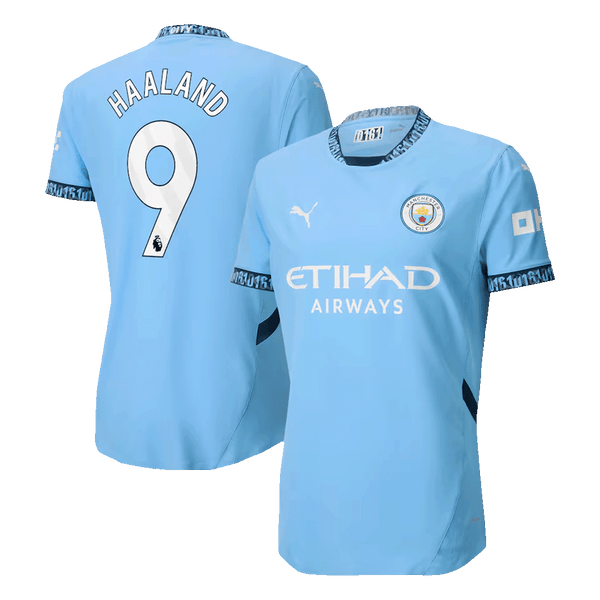 Manchester City HAALAND #9 Home Jersey Authentic 2024/25 - Football Shirt | SmartJerseys | Official Quality