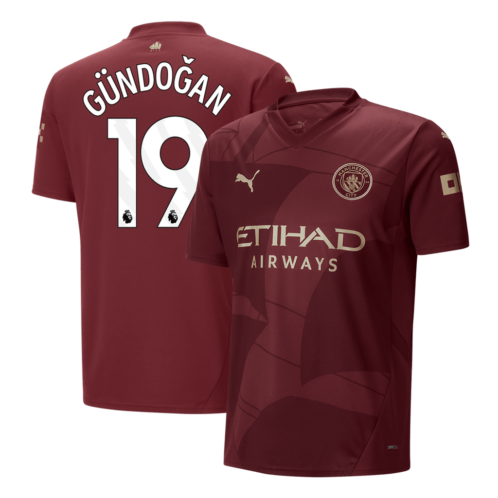 Manchester City GÜNDOĞAN #19 Third Away Soccer Jersey 2024/25 - Football Shirt | SmartJerseys | Official Quality