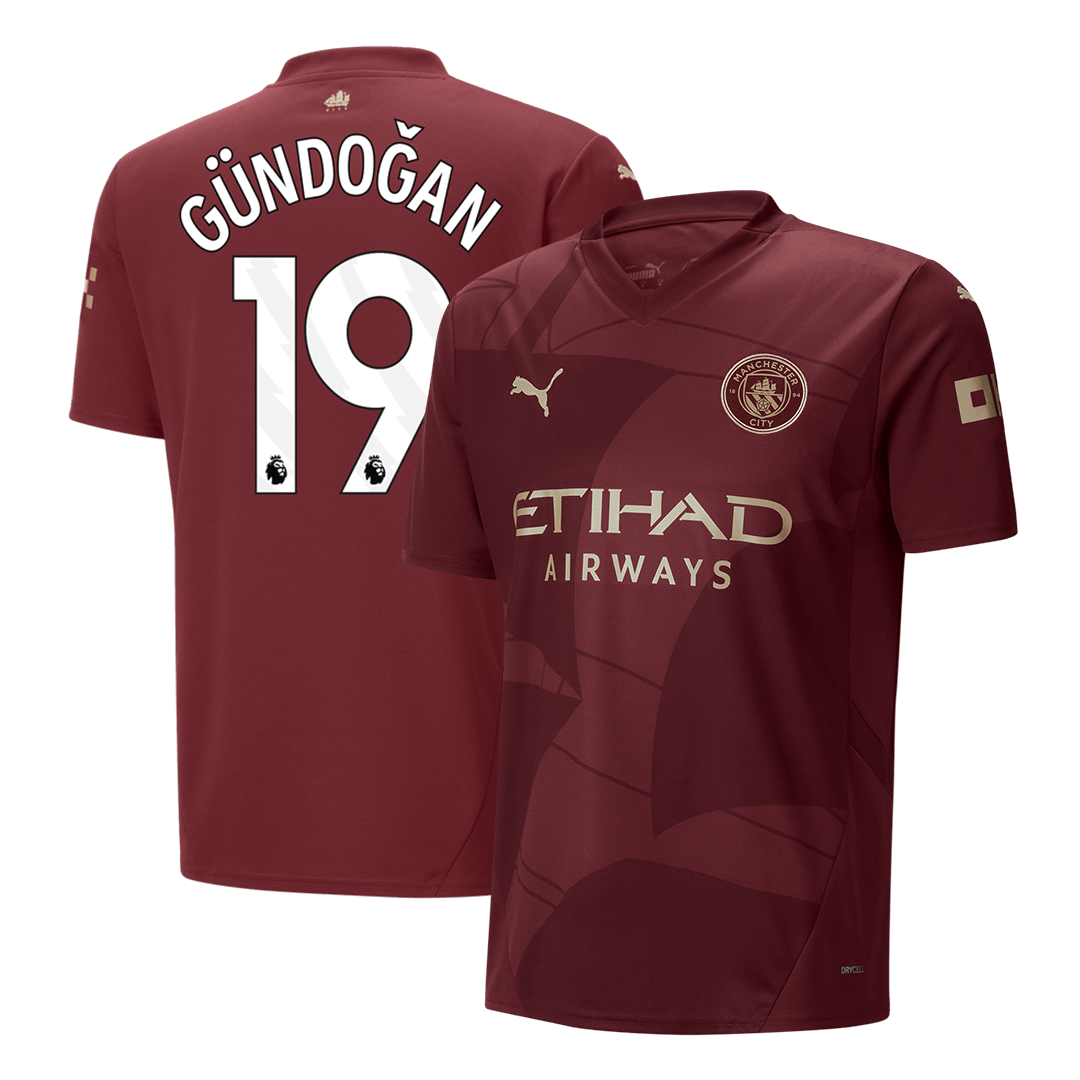 Manchester City GÜNDOĞAN #19 Third Away Soccer Jersey 2024/25 - Football Shirt | SmartJerseys | Official Quality