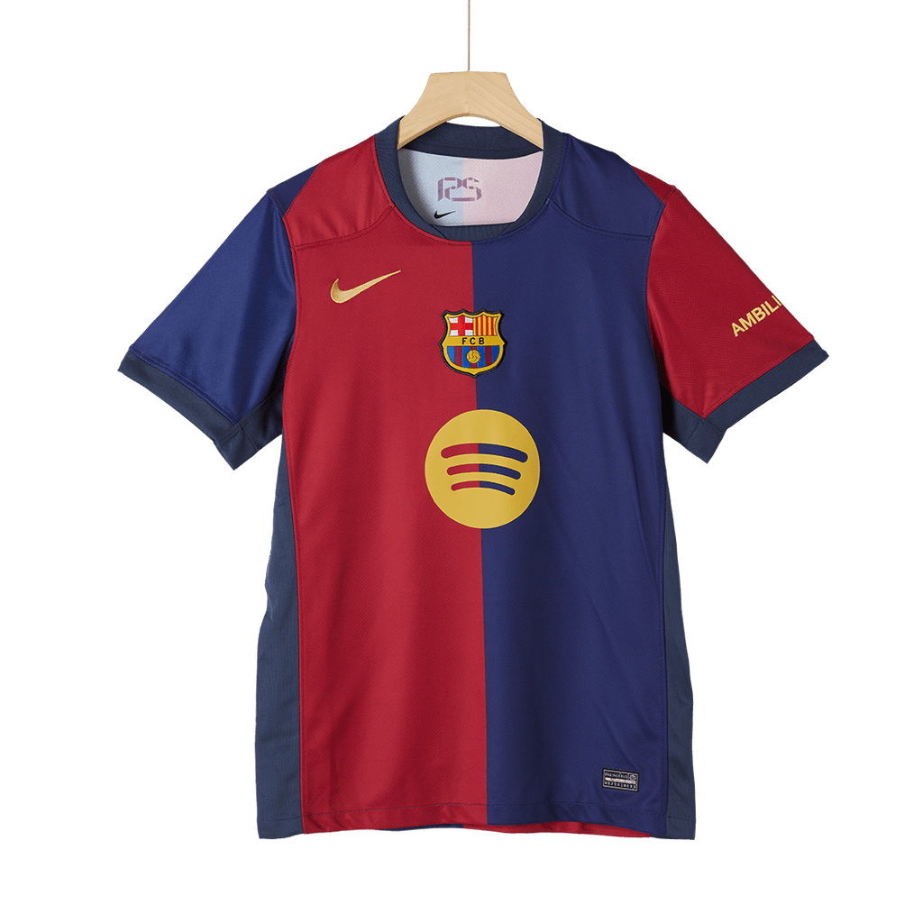 Barcelona Home Jersey 2024/25-Spotify Logo Without Text
