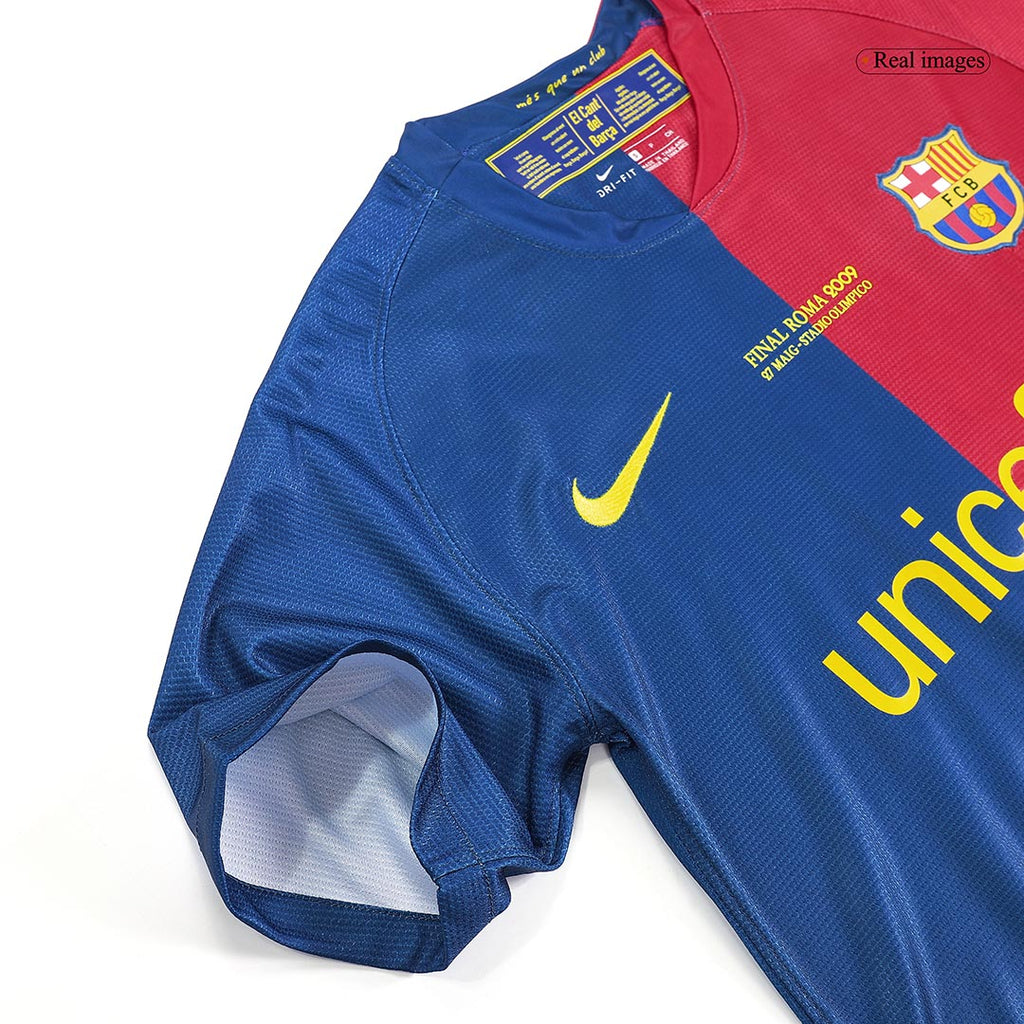 Camiseta retro de fútbol del Barcelona Messi #10 (local) 2008/09 - UCL 
