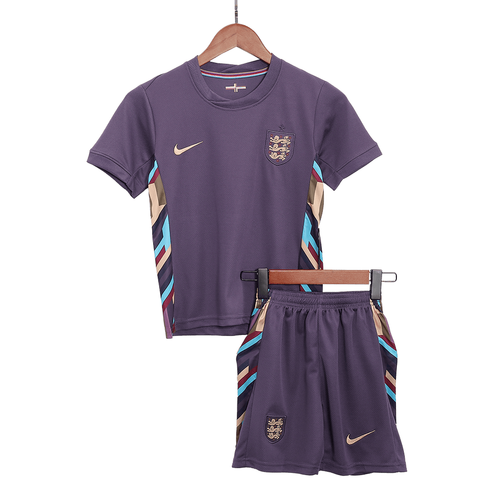 England Away Jersey Kit EURO 2024 Kids(Jersey+Shorts) - Football Shirt | SmartJerseys | Official Quality