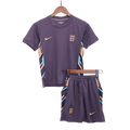 England Away Jersey Kit EURO 2024 Kids(Jersey+Shorts) - Football Shirt | SmartJerseys | Official Quality