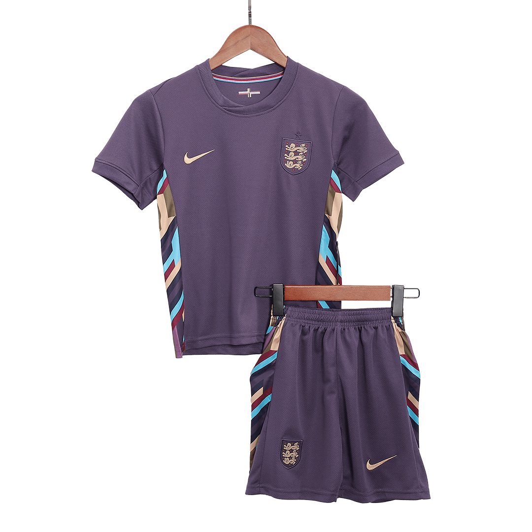 England Away Jersey Kit EURO 2024 Kids(Jersey+Shorts) - Football Shirt | SmartJerseys | Official Quality