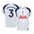 DRAGUSIN #3 Authentic Tottenham Hotspur Home Soccer Jersey 2025/26 White - Football Shirt | SmartJerseys | Official Quality