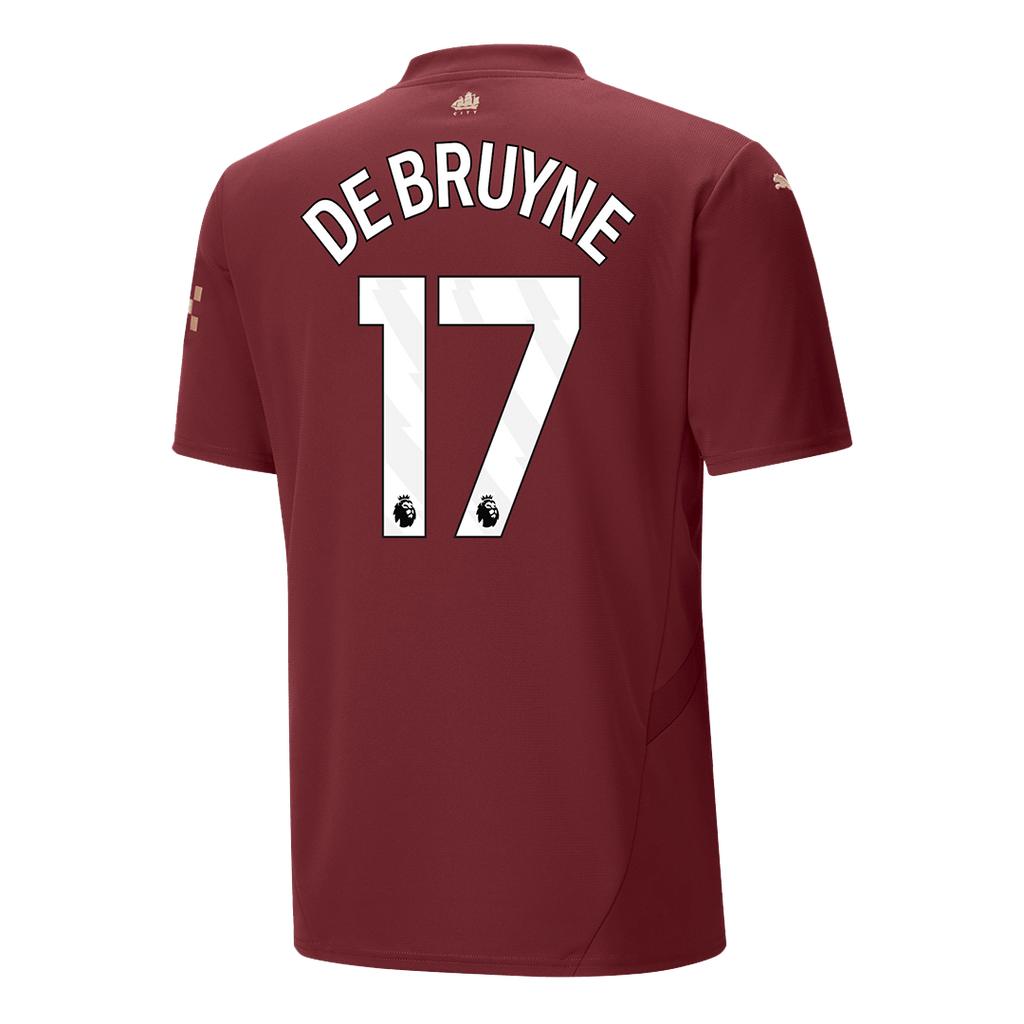 Manchester City DE BRUYNE #17 Third Away Soccer Jersey 2024/25