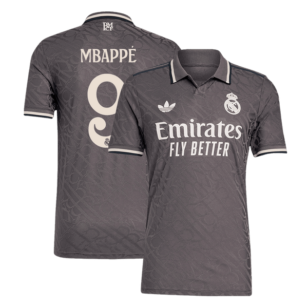Real Madrid MBAPPÉ #9 Third Away Soccer Jersey Authentic 2024/25 - Football Shirt | SmartJerseys | Official Quality