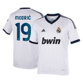 MODRIĆ #19 Retro 2012/13 Real Madrid Home Soccer Jersey White