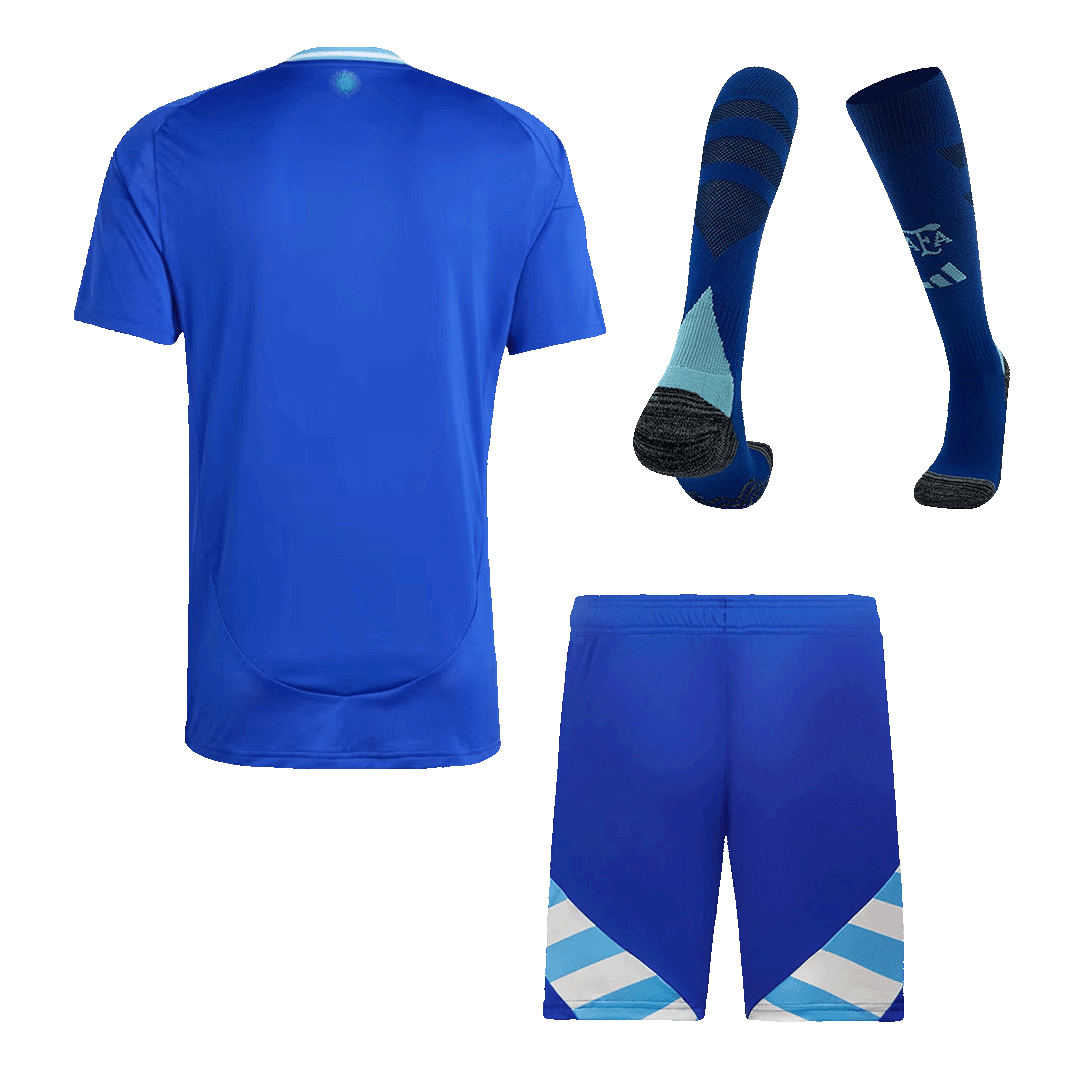 Maillot extérieur de l'Argentine 2024 (Maillot + Short + Chaussettes)