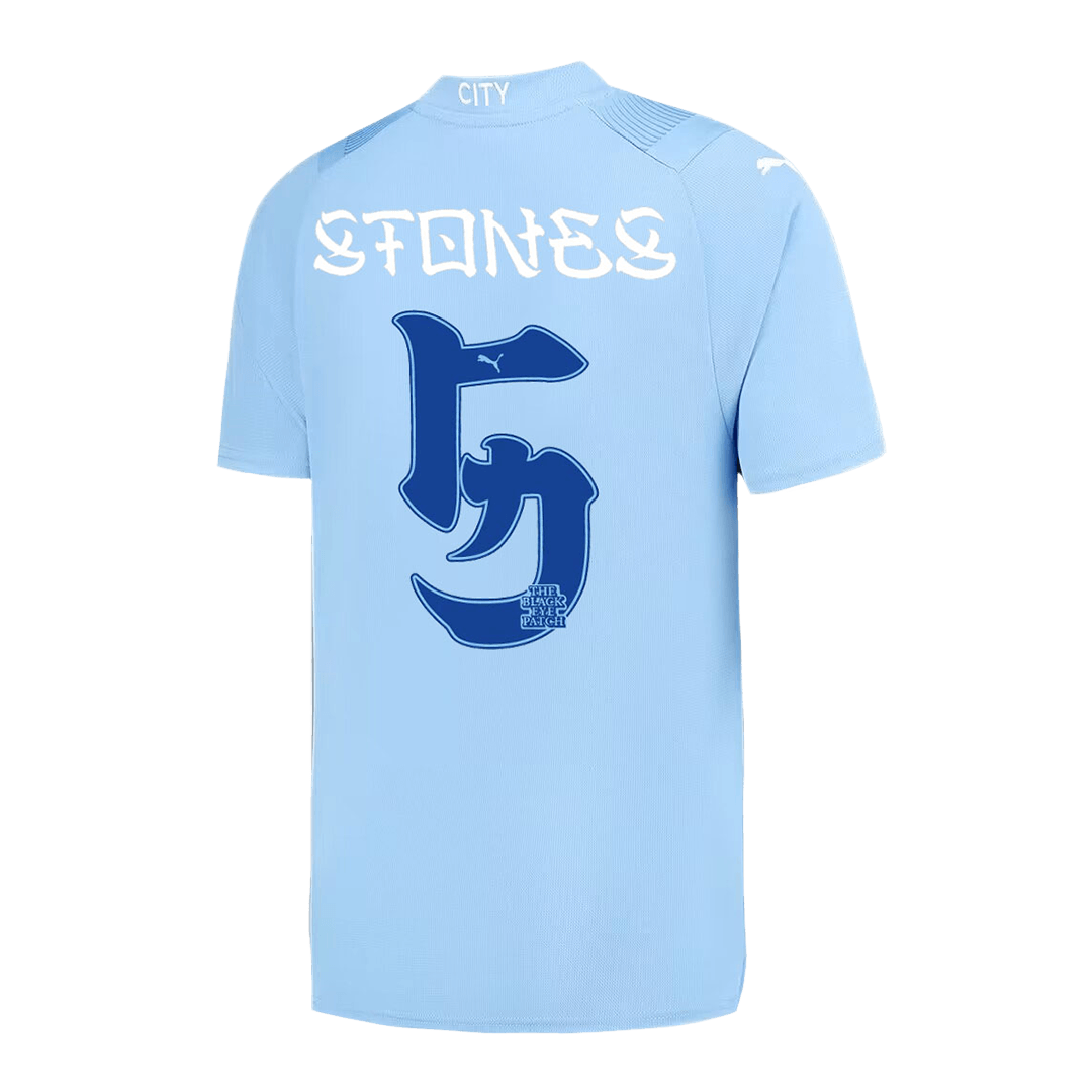 Manchester City STONES #5 Japanese Tour Printing Home Jersey 2023/24 - Football Shirt | SmartJerseys | Official Quality