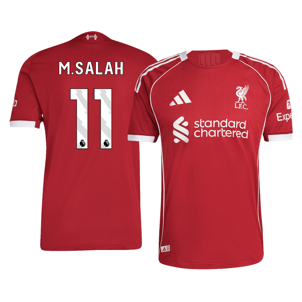 Liverpool M.SALAH #11 Home Soccer Jersey Authentic 2025/26 - Football Shirt | SmartJerseys | Official Quality
