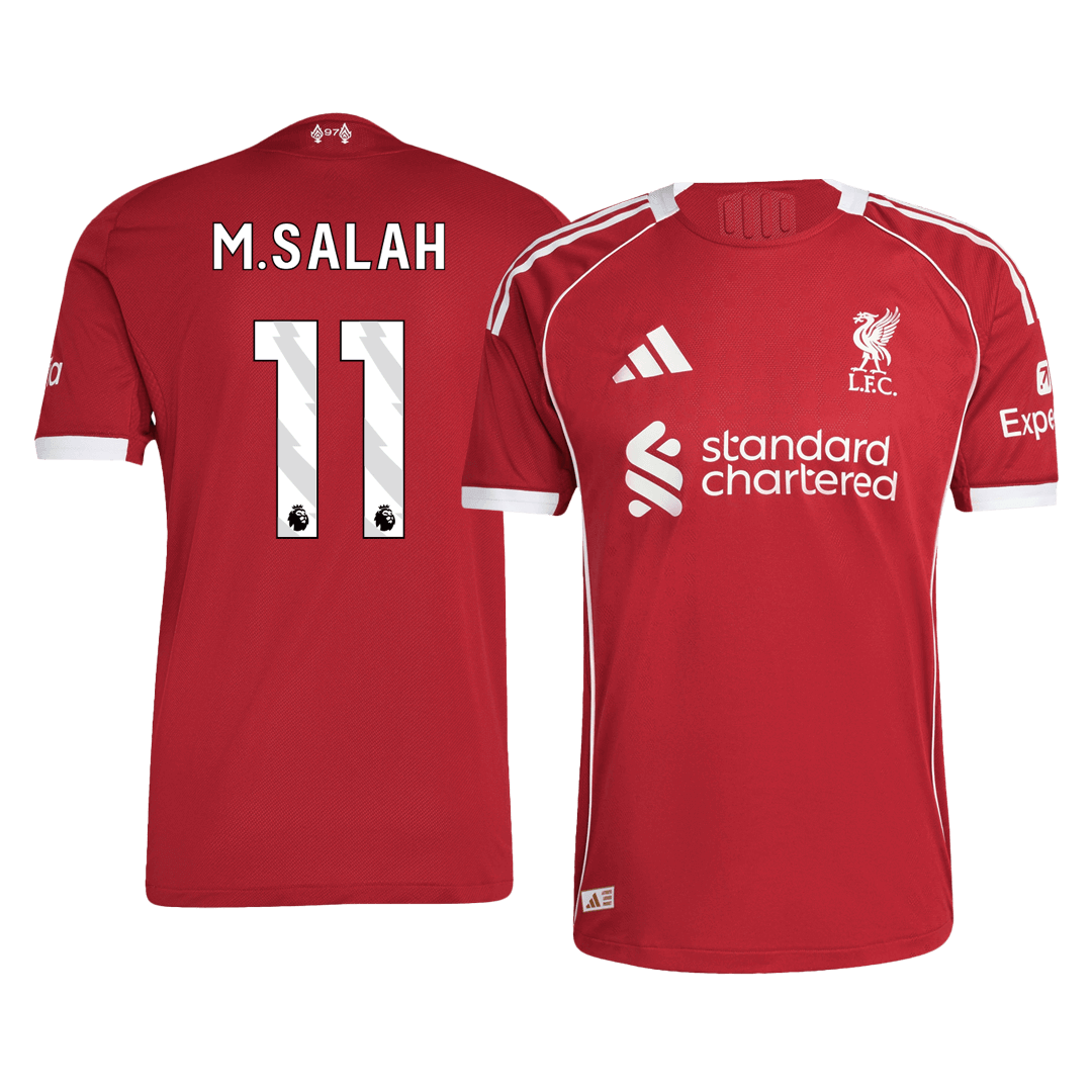 Liverpool M.SALAH #11 Home Soccer Jersey Authentic 2025/26 - Football Shirt | SmartJerseys | Official Quality